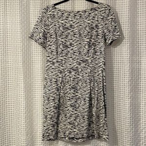 Black and White Zebra? Print Dress
